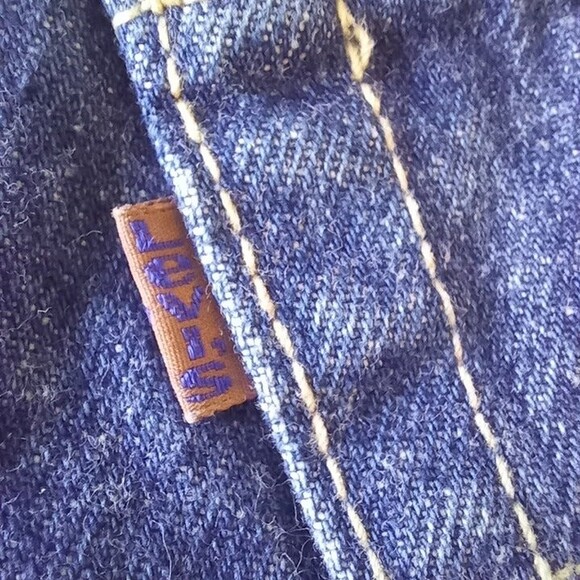 Levi's 573 Brown Tab Jeans-Size 10-Vintage-1987-High Rise-Tapered Leg-USA Made - Picture 10 of 12